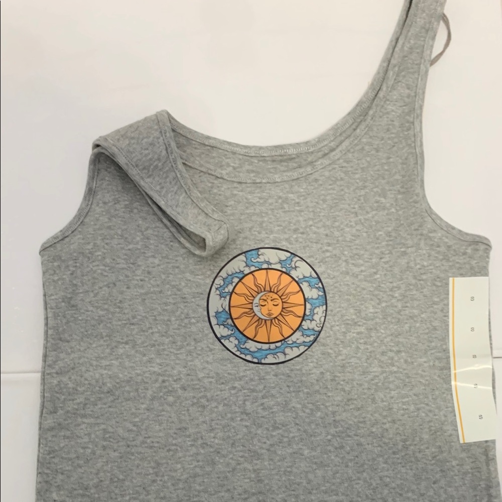 Sun and moon tank top
